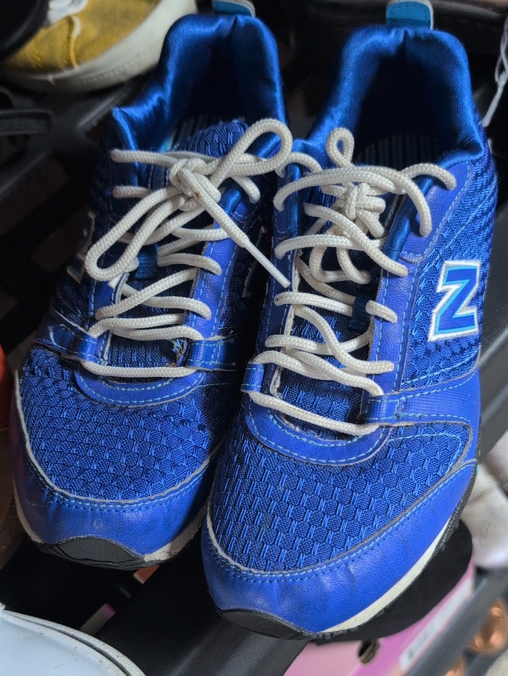 New Balance Royal Blue Lace-Up Athletic Sneakers